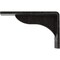 Ekena Millwork Embrey Steel Bracket, Antiqued Pewter 2"W x 6"D x 3 3/4"H BKTM02X06X03EBAPW - alternate 8